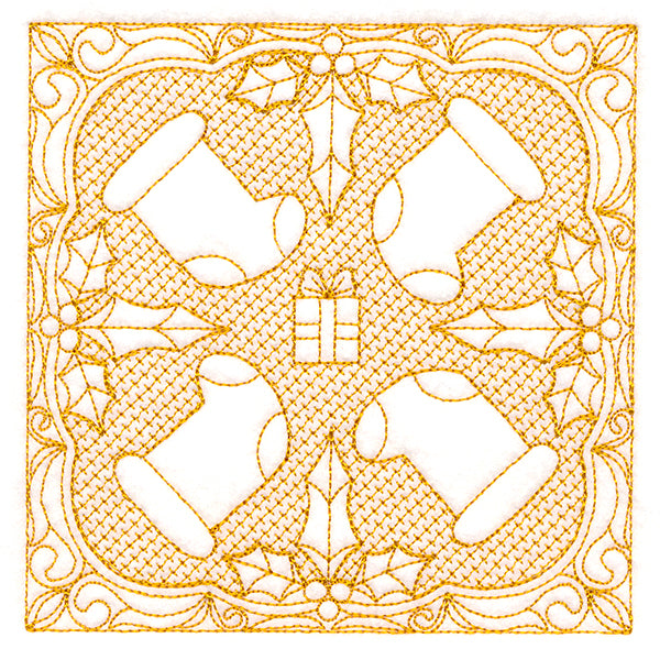 Christmas Traditions - Stocking (Trapunto)