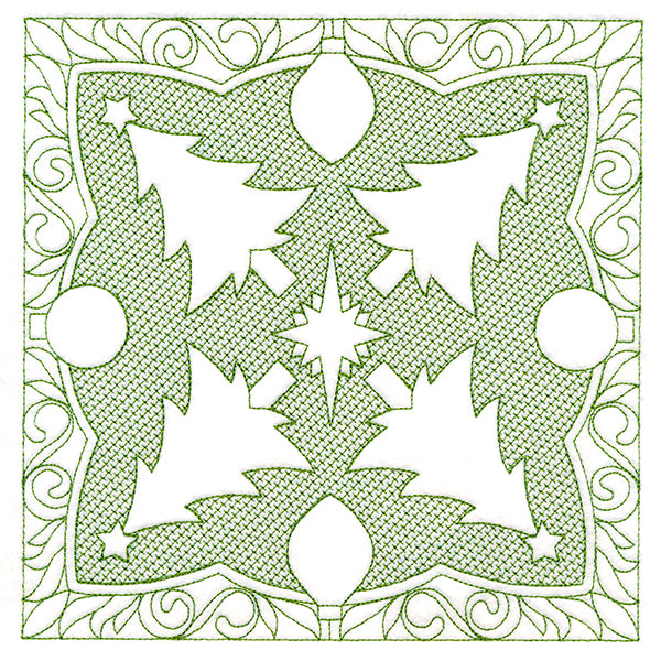 Christmas Traditions - Tree (Trapunto)