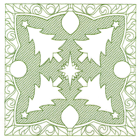 Christmas Traditions - Tree (Trapunto)