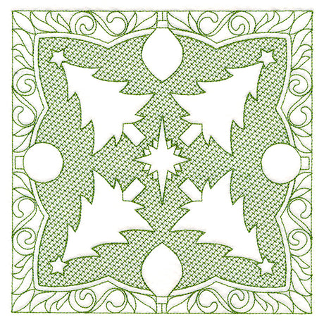 Christmas Traditions - Tree (Trapunto)