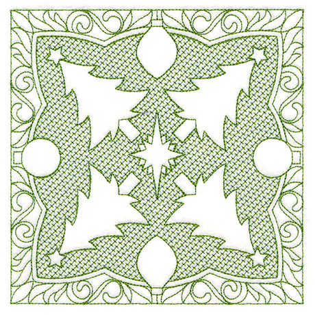 Christmas Traditions - Tree (Trapunto)