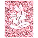 Filigree Christmas Bells (Trapunto)