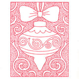 Filigree Christmas Ornament (Trapunto)
