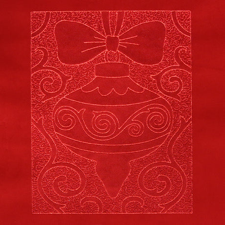 Filigree Christmas Ornament (Trapunto)