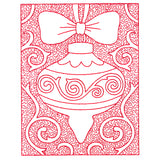 Filigree Christmas Ornament (Trapunto)