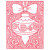 Filigree Christmas Ornament (Trapunto)