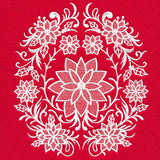 Exquisite Poinsettia Feature (Whitework)