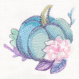 Sweet Pumpkin and Succulent in Watercolor