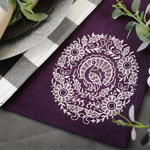 Exquisite Thanksgiving Feature (Whitework)