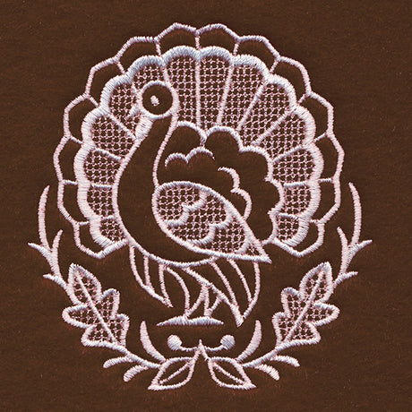 Exquisite Thanksgiving Accent (Whitework)