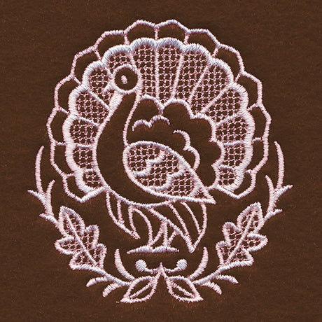 Exquisite Thanksgiving Accent (Whitework)