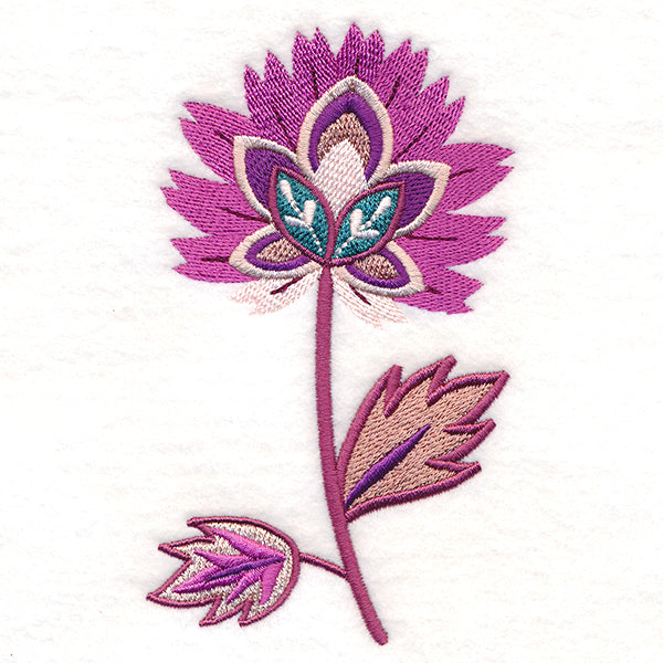 Soft and Sophisticated Jacobean Flower