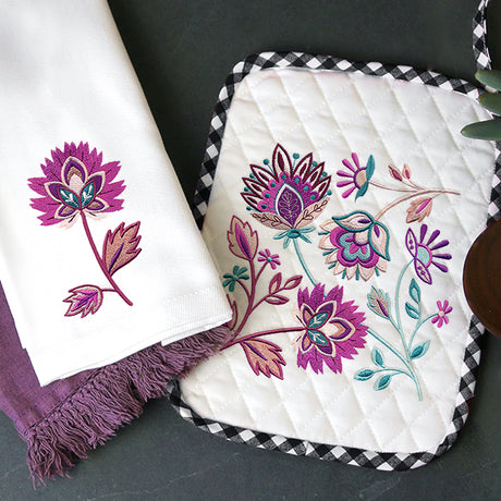 Soft and Sophisticated Jacobean Flower