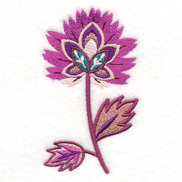 Soft and Sophisticated Jacobean Flower