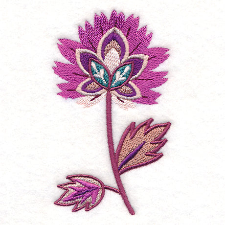 Soft and Sophisticated Jacobean Flower