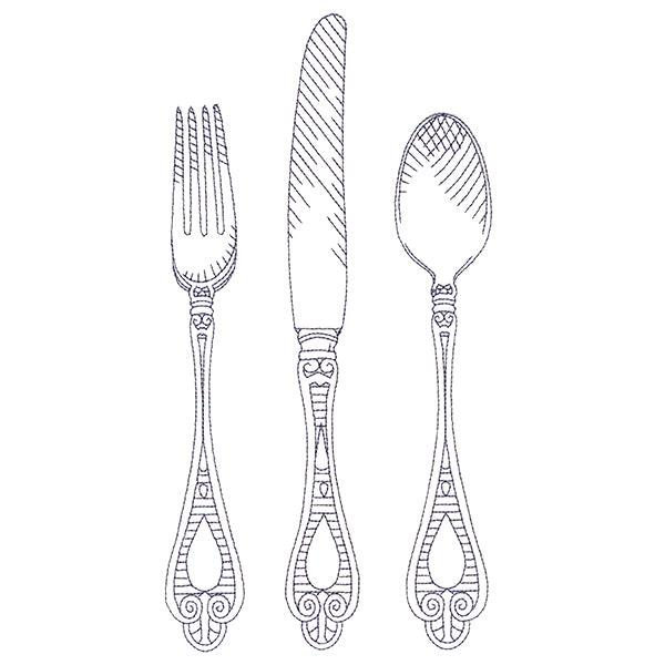 Kitchen Etchings - Cutlery Set