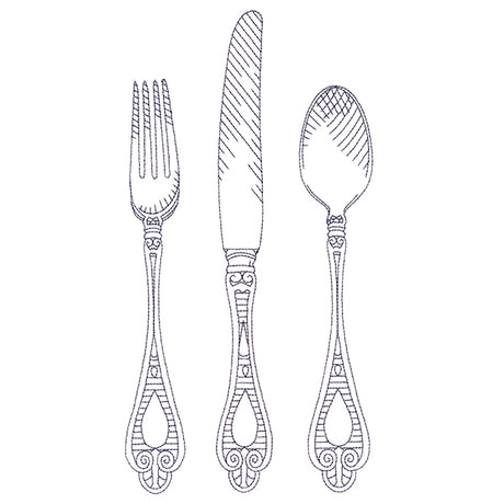 Kitchen Etchings - Cutlery Set