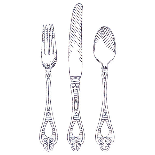 Kitchen Etchings - Cutlery Set