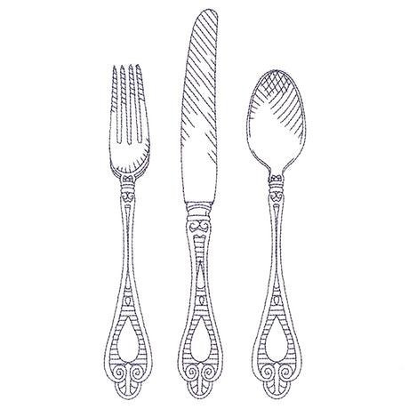 Kitchen Etchings - Cutlery Set