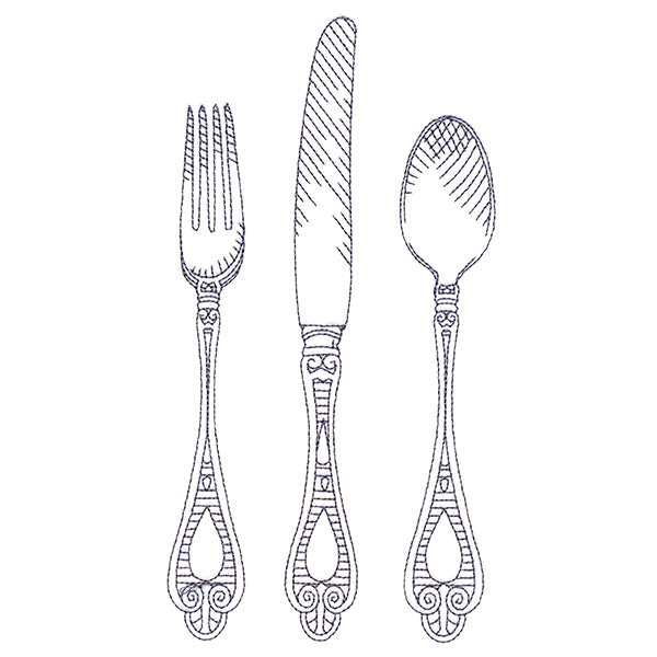 Kitchen Etchings - Cutlery Set