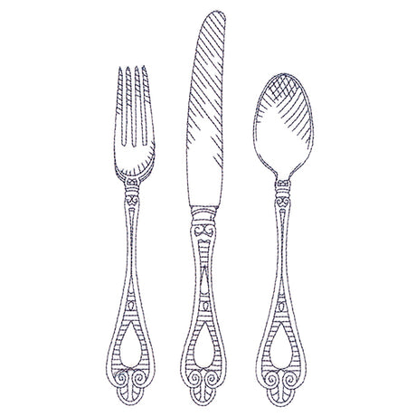 Kitchen Etchings - Cutlery Set