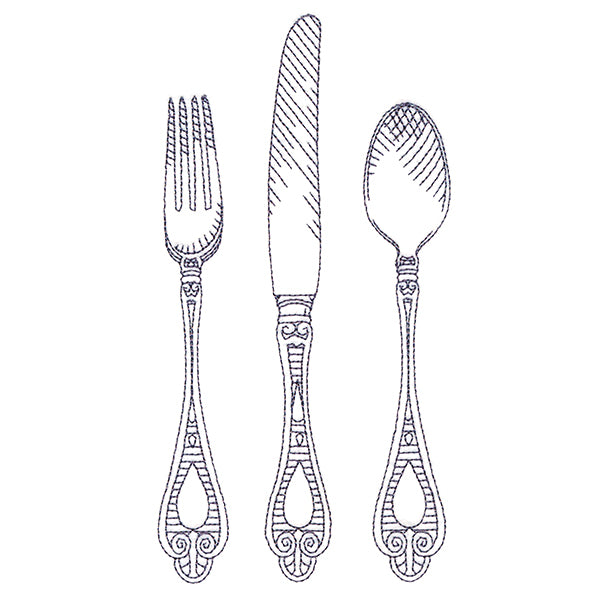 Kitchen Etchings - Cutlery Set