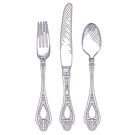 Kitchen Etchings - Cutlery Set