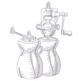 Kitchen Etchings - Salt and Pepper Grinders