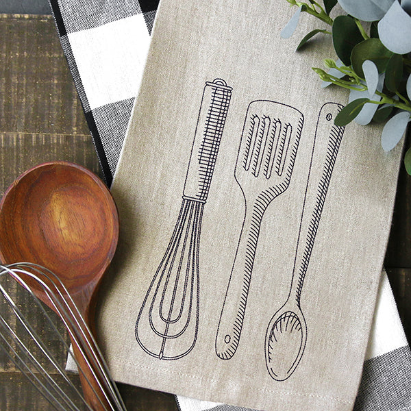 Kitchen Etchings - Cooking Utensils