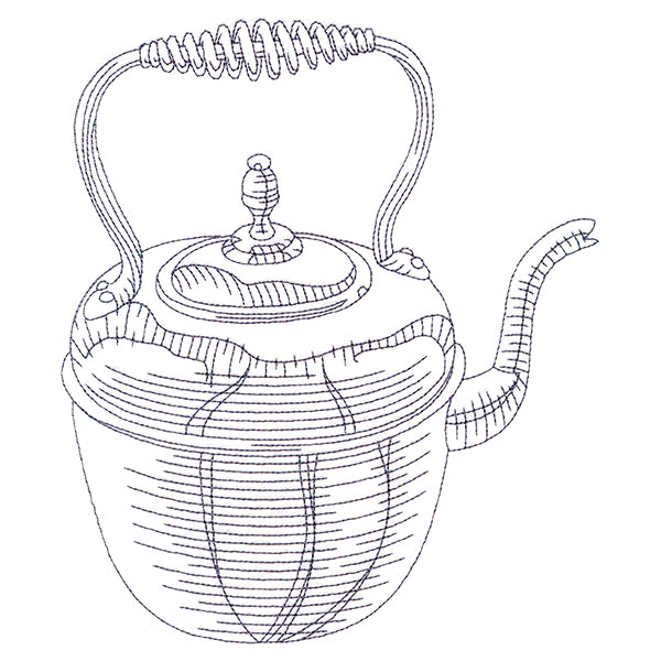 Kitchen Etchings - Tea Kettle