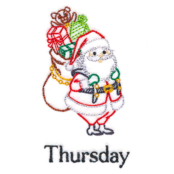 Gifting Santa on Thursday (Vintage)