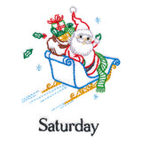Sleigh-Riding Santa on Saturday (Vintage)