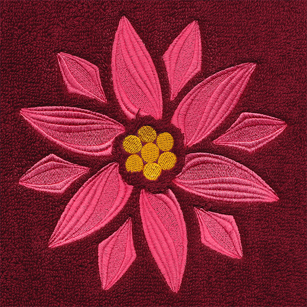 Swirling Christmas Poinsettia