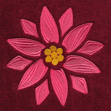 Swirling Christmas Poinsettia