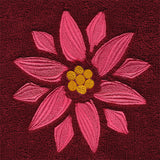 Swirling Christmas Poinsettia