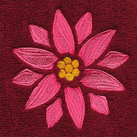 Swirling Christmas Poinsettia