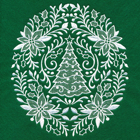 Exquisite Christmas Feature (Whitework)