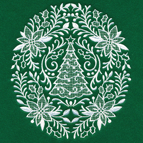 Exquisite Christmas Feature (Whitework)