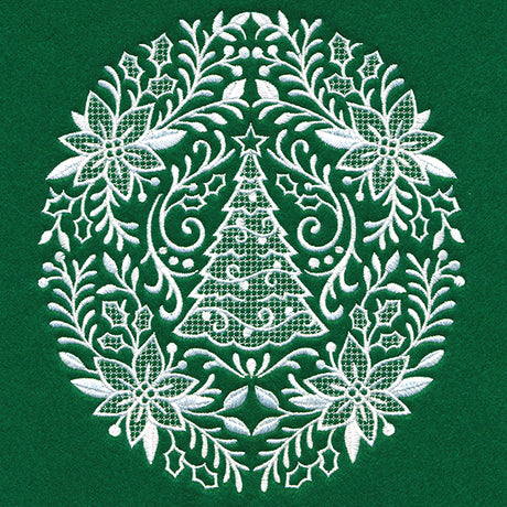 Exquisite Christmas Feature (Whitework)