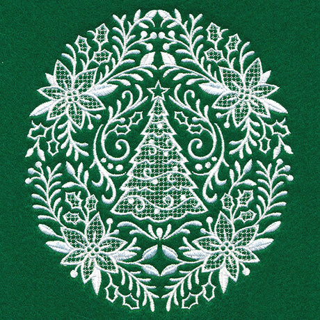Exquisite Christmas Feature (Whitework)