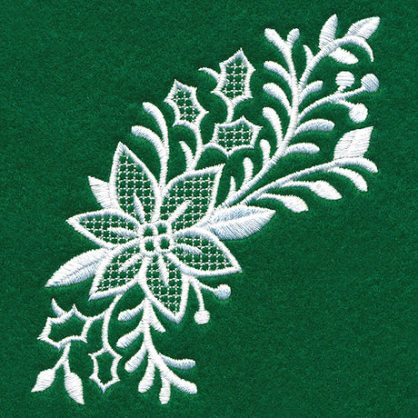 Exquisite Christmas Spray (Whitework)