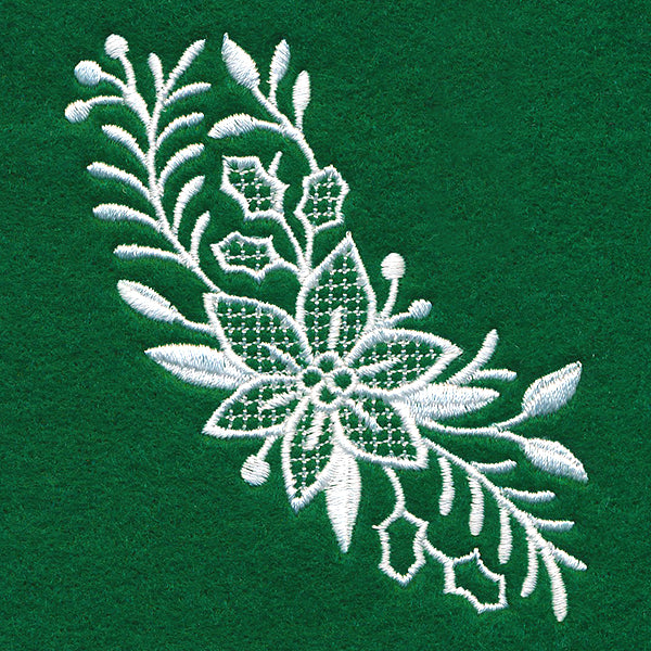 Exquisite Christmas Curve (Whitework)
