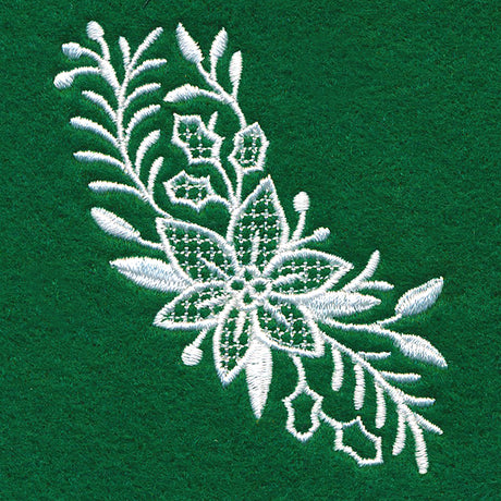 Exquisite Christmas Curve (Whitework)