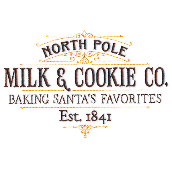 North Pole Milk & Cookies