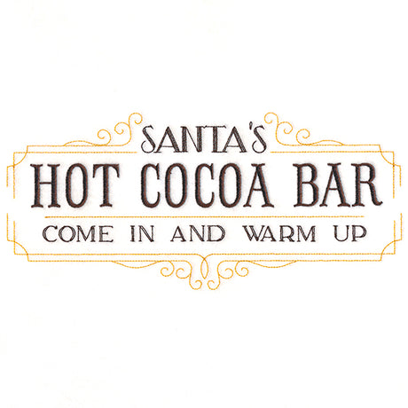 Santa's Hot Cocoa Bar