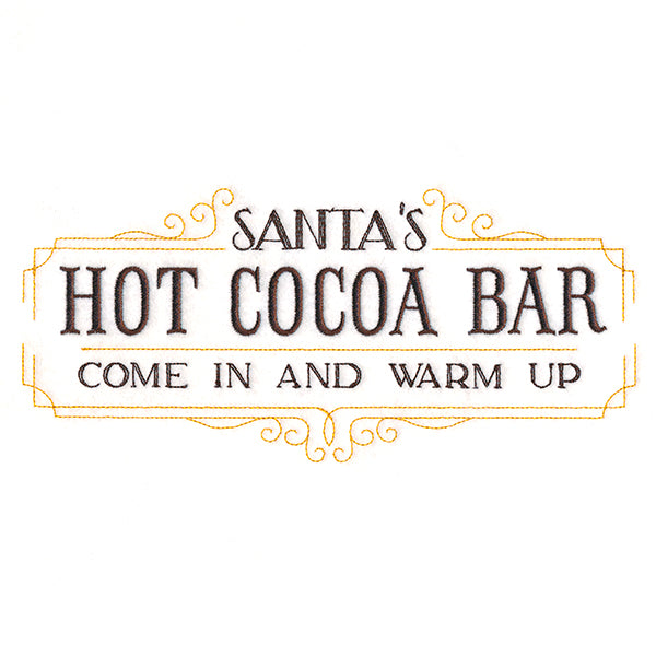 Santa's Hot Cocoa Bar