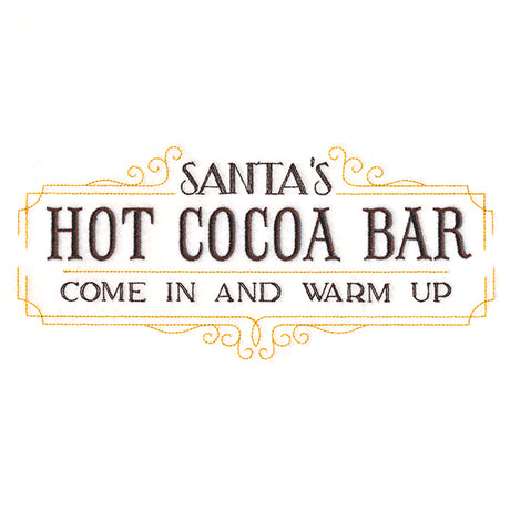 Santa's Hot Cocoa Bar
