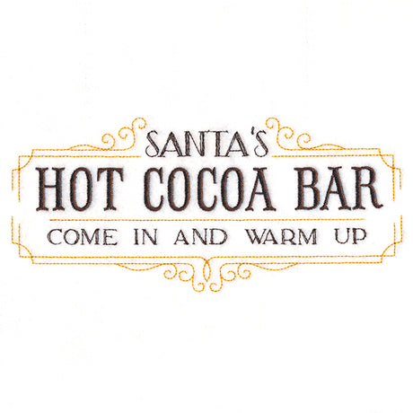Santa's Hot Cocoa Bar