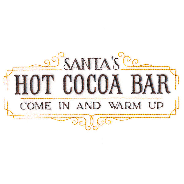 Santa's Hot Cocoa Bar