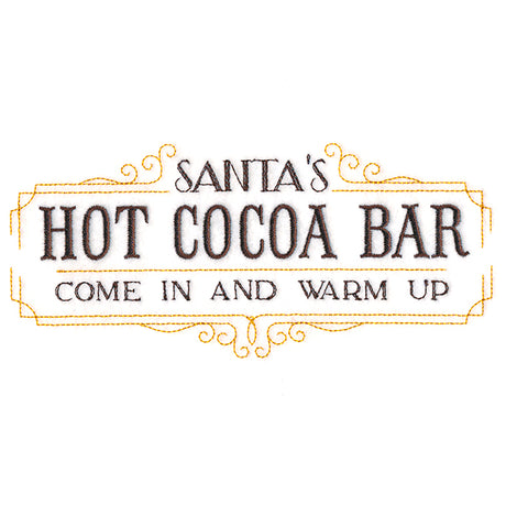 Santa's Hot Cocoa Bar